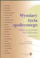Okładka książki Wymiary życia społecznego