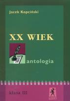 Okładka książki XX wiek Antologia