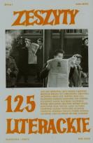 Opakowanie Zeszyty literackie 125/1/2014