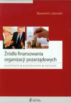 Okładka książki Źródła finansowania organizacji pozarządowych