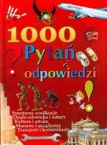 Okładka książki 1000 pytań i odpowiedzi ( Bordo )