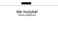 Opakowanie Ale muzyka! Plansze dydaktyczne