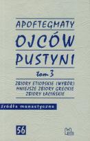 Okładka książki Apoftegmaty Ojców Pustyni t.3