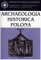 Opakowanie Archaeologia Historica Polona Tom 21