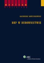 Okładka książki BHP w budownictwie