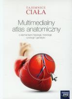 Okładka książki Biologia GIM Tajemnice ciała. Atlas anatom. DVD NE