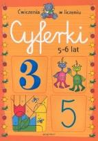 Okładka książki Cyferki 5-6 lat