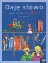 Okładka książki Daję słowo 5 Część 2 Podręcznik