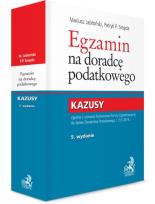 Okładka książki Egzamin na doradcę podatkowego Kazusy