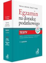 Okładka książki Egzamin na doradcę podatkowego Testy