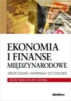 Okładka książki Ekonomia i finanse międzynarodowe