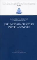 Okładka książki Esej o zasadach sztuki przekładowczej