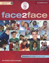 Okładka książki Face2face elementary A1 & A2 Students book