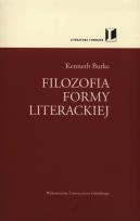 Okładka książki Filozofia formy literackiej