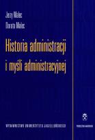 Okładka książki Historia administracji i myśli administracyjnej