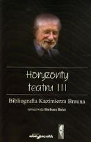 Okładka książki Horyzonty teatru III
