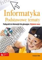 Okładka książki Informatyka GIM 1-3 Pods. tematy w.2009 PWN