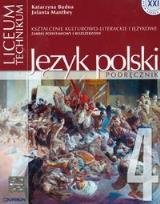 Okładka książki Język polski 4 Podręcznik Pozytywizm, Młoda Polska Zakres podstawowy i rozszerzony Kształcenie kulturowo-literackie i językowe