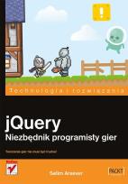 Okładka książki jQuery. Niezbędnik programisty gier
