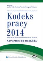 Okładka książki Kodeks pracy 2014 Komentarz dla praktyków