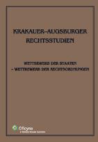 Okładka książki Krakauer-Augsburger Rechtsstudien