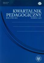 Okładka książki Kwartalnik Pedagogiczny nr 1 2013
