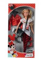 Opakowanie Lalka Steffi Minnie Mouse miejski styl biała