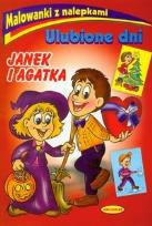 Okładka książki Malowanki z nalepkami - Ulubione dni ...