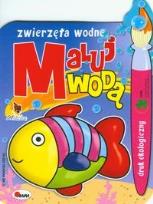 Okładka książki Maluj wodą - zwierzęta wodne