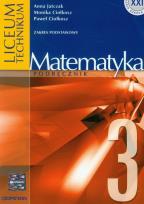 Okładka książki Matematyka 3 Podręcznik Zakres podstawowy