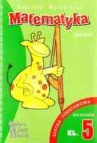 Okładka książki Matematyka - testy SP 5 CES WZ