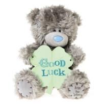 Opakowanie Miś 18 cm z plakietką Good Luck