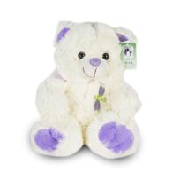 Opakowanie Miś Ksawery fioletowy 28 cm siedzący