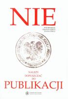 Opakowanie Nie należy dopuszczać do publikacji