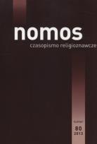 Opakowanie Nomos Czasopismo religioznawcze 80/2013