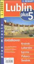 Okładka książki Plan Miasta Lublin plus 5 1:20 000   DEMART