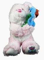 Opakowanie Pluszowy króliczek z kwiatkiem 22 cm