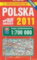 Opakowanie Polska 2011 mapa samochodowa 1:700 000