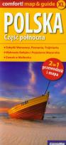 Opakowanie Polska Część północna 2w1 Przewodnik i mapa