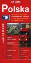 Okładka książki Polska mapa drogowa TIR 1:1 000 000