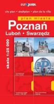 Opakowanie Poznań Swarzędz Luboń Plan miasta 1:25 000 laminowany