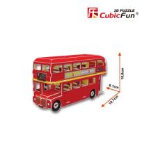 Okładka książki Puzzle 3D Double Decker Bus 66