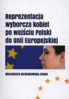 Okładka książki Reprezentacja wyborcza kobiet po wejściu Polski do Unii Europejskiej