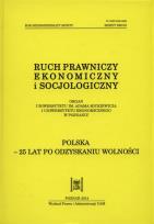Opakowanie Ruch prawniczy ekonomiczny i socjologiczny Rok 76 zeszyt 2