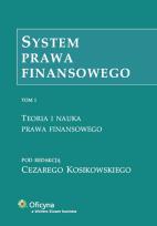 Okładka książki System prawa finansowego Tom 1