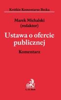 Okładka książki Ustawa o ofercie publicznej Komentarz