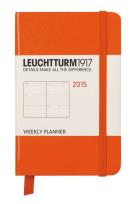 Opakowanie Weekly Planner 2015 Mini pomarańczowy