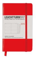 Opakowanie Weekly Planner 2015 Pocket czerwony
