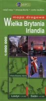 Opakowanie Wielka Brytania Irlandia Mapa drogowa 1:900 000