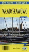 Opakowanie Władysławowo plan miasta mapa okolic 1:15000